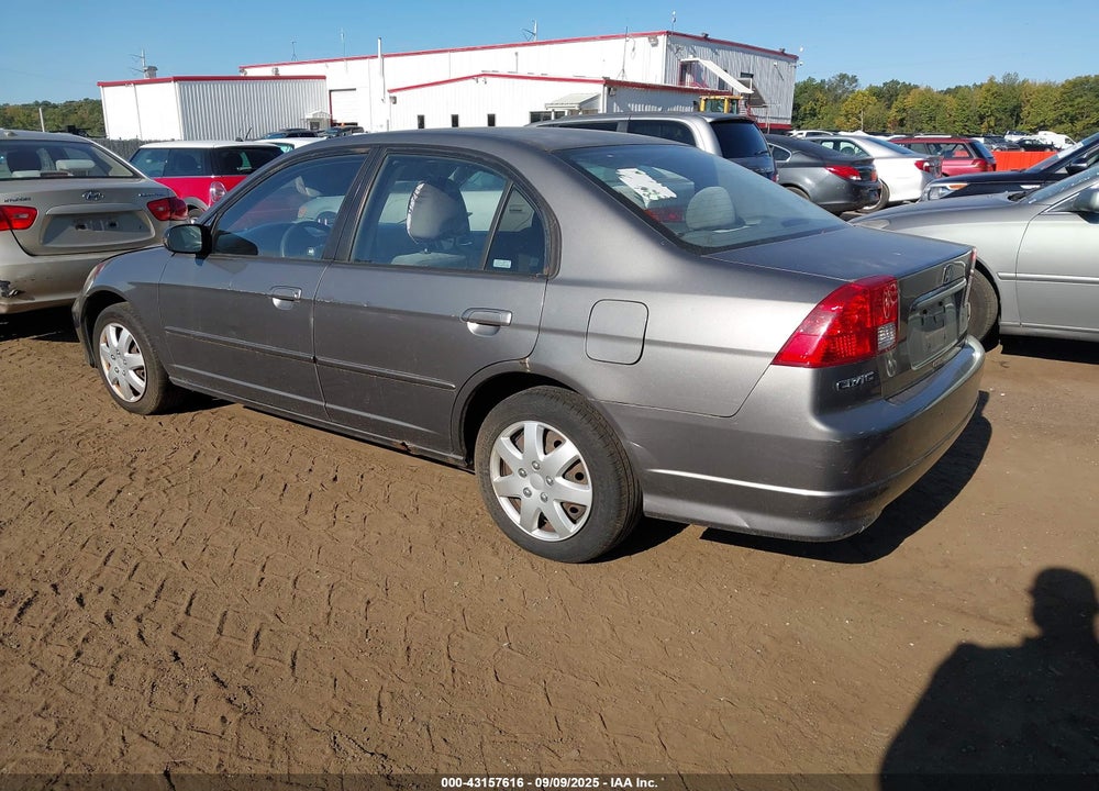 2004 HONDA CIVIC LX VIN: 2HGES16674H516537