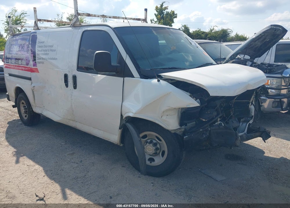 2013 CHEVROLET EXPRESS 2500 WORK VAN VIN: 1GCWGFCA9D1139072