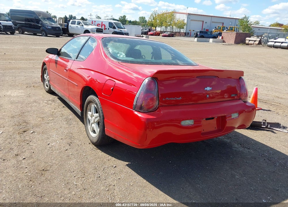 2004 CHEVROLET MONTE CARLO LS VIN: 2G1WW12E549228278
