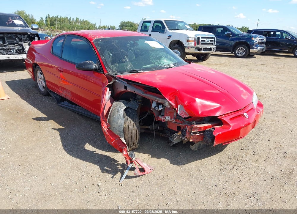 2004 CHEVROLET MONTE CARLO LS VIN: 2G1WW12E549228278