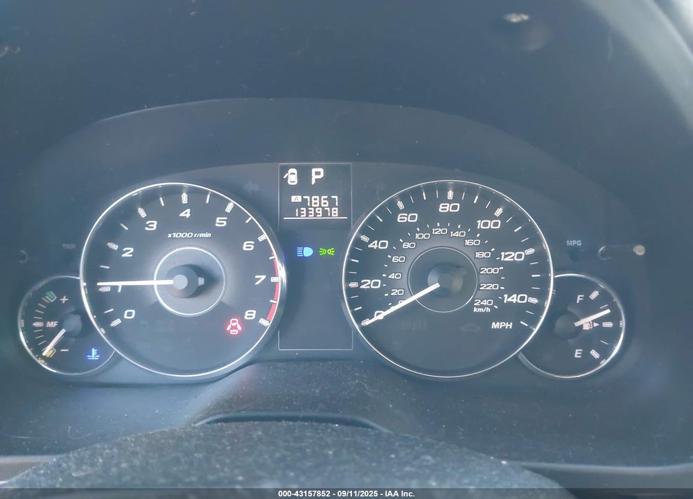 2011 SUBARU LEGACY VIN: 4S3BMBC63B3241920