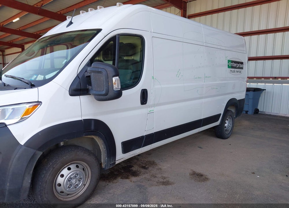 2023 RAM PROMASTER 2500 HIGH ROOF 159 WB VIN: 3C6LRVDG1PE563915
