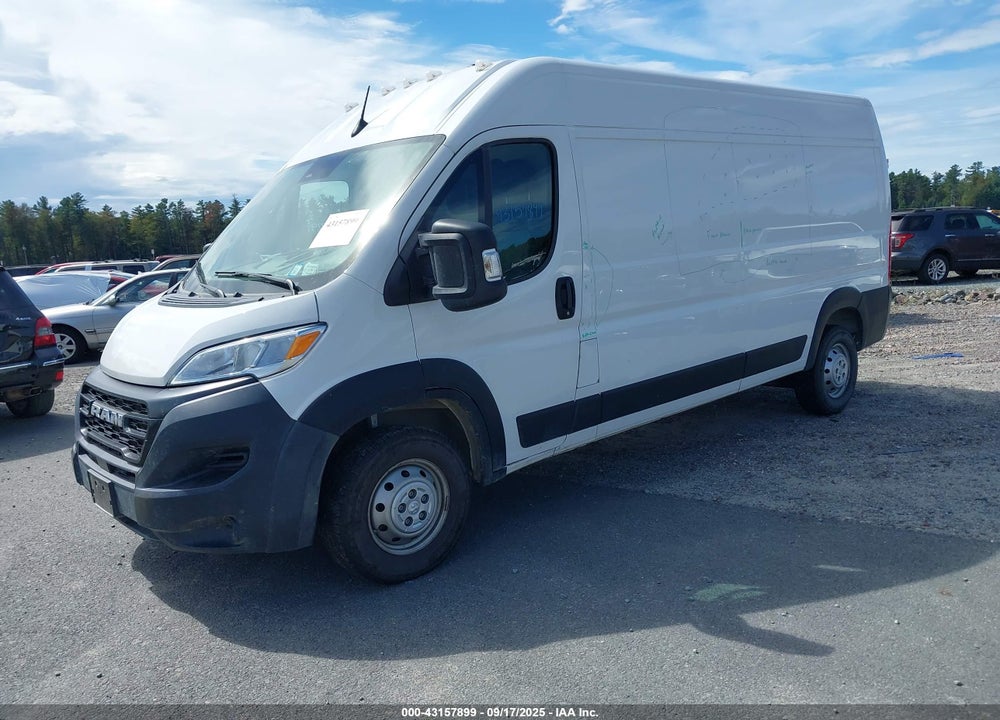 2023 RAM PROMASTER 2500 HIGH ROOF 159 WB VIN: 3C6LRVDG1PE563915