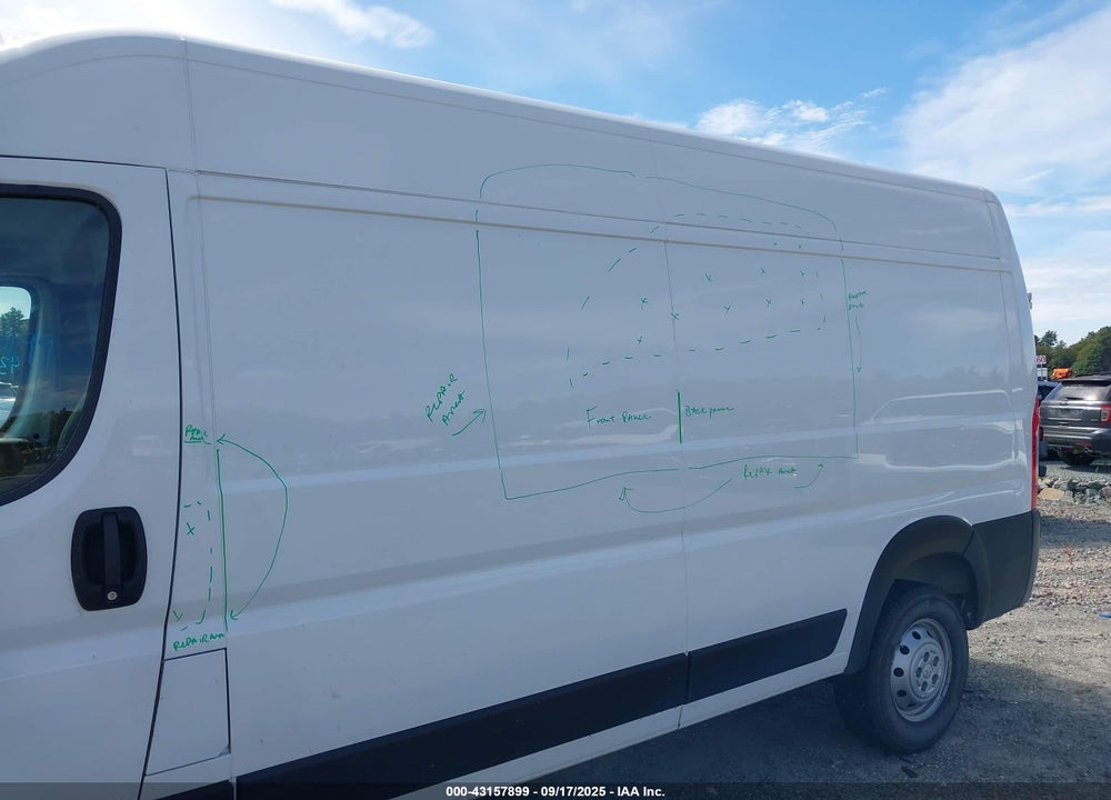 2023 RAM PROMASTER 2500 HIGH ROOF 159 WB VIN: 3C6LRVDG1PE563915