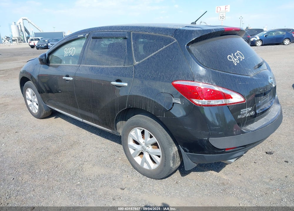 2012 NISSAN MURANO S VIN: JN8AZ1MU0CW108847
