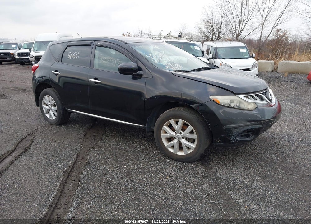 2012 NISSAN MURANO S VIN: JN8AZ1MU0CW108847