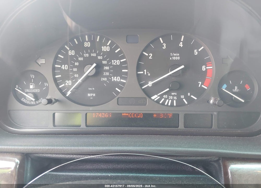 1997 BMW 740IA VIN: WBAGF8324VDL48308