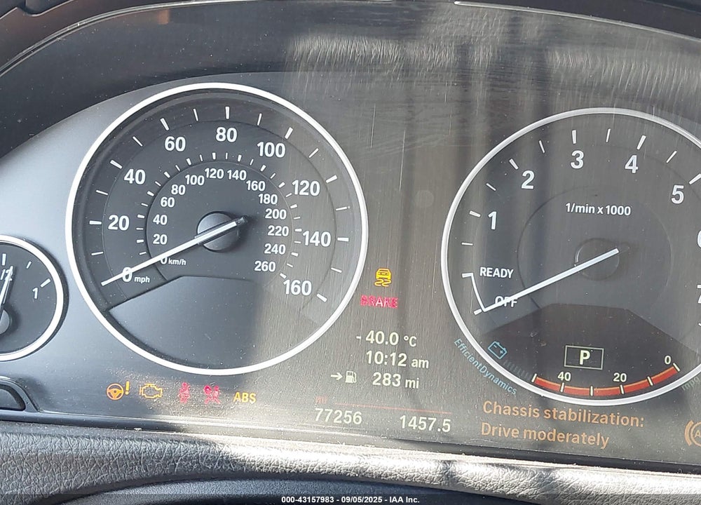 2014 BMW 3 SERIES VIN: WBA3X5C57ED558504