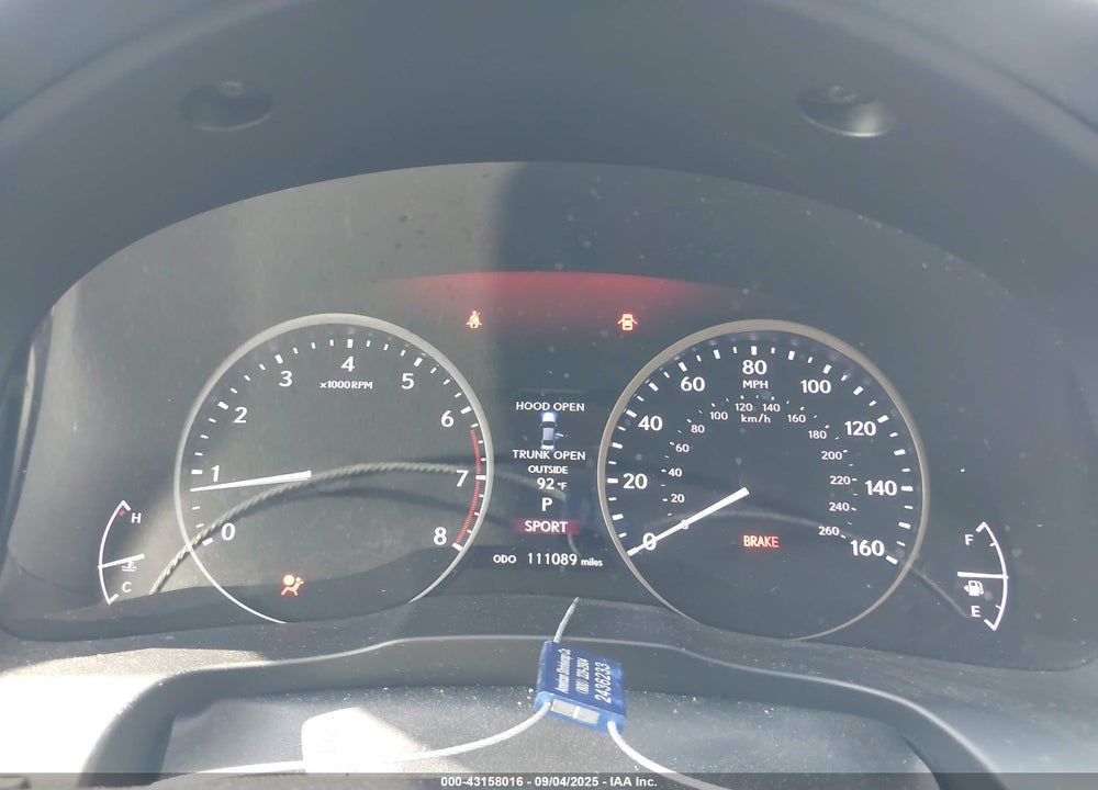 2013 LEXUS ES 350 VIN: JTHBK1GG9D2058757