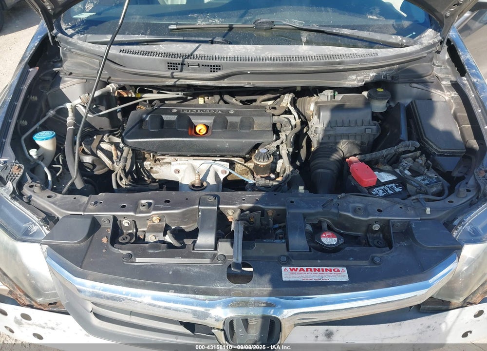 2012 HONDA CIVIC VIN: 19XFB2F9XCE020368