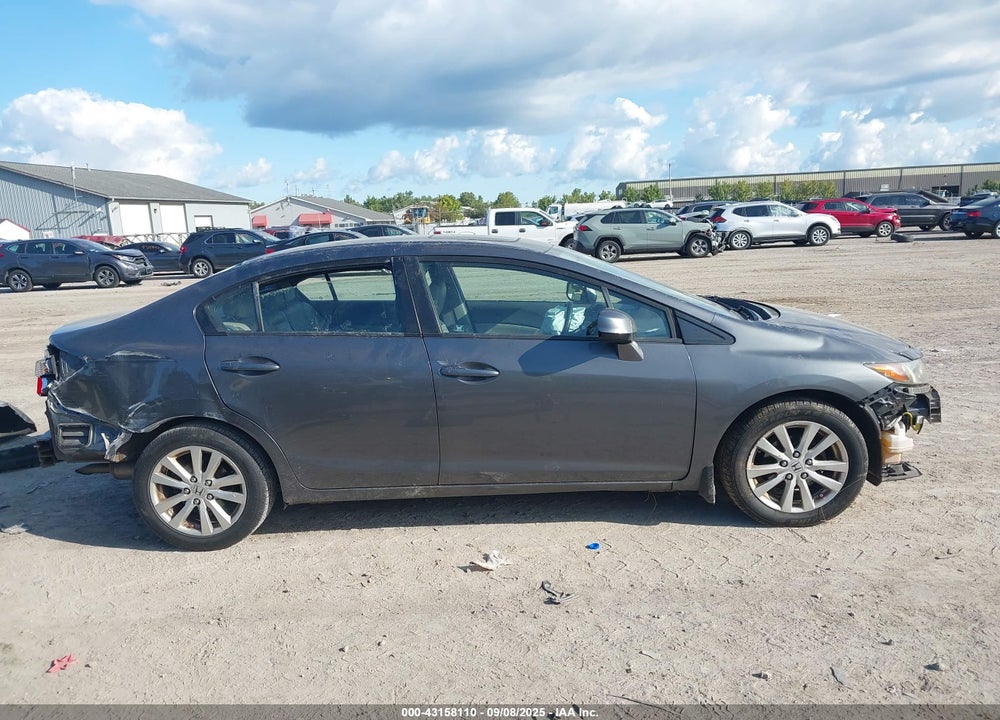 2012 HONDA CIVIC VIN: 19XFB2F9XCE020368
