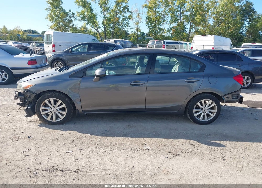 2012 HONDA CIVIC VIN: 19XFB2F9XCE020368