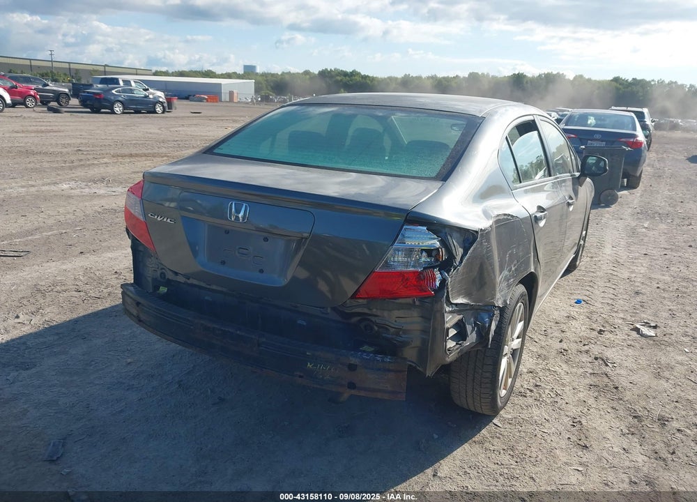 2012 HONDA CIVIC VIN: 19XFB2F9XCE020368