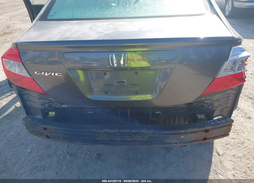 2012 HONDA CIVIC VIN: 19XFB2F9XCE020368