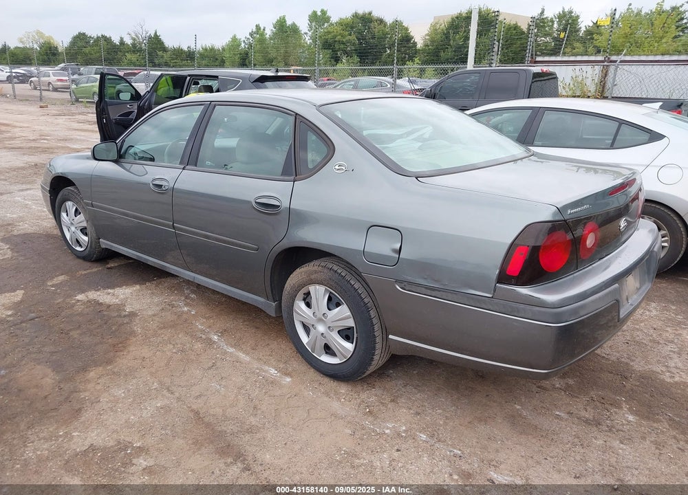 2004 CHEVROLET IMPALA VIN: 2G1WF52E549386014