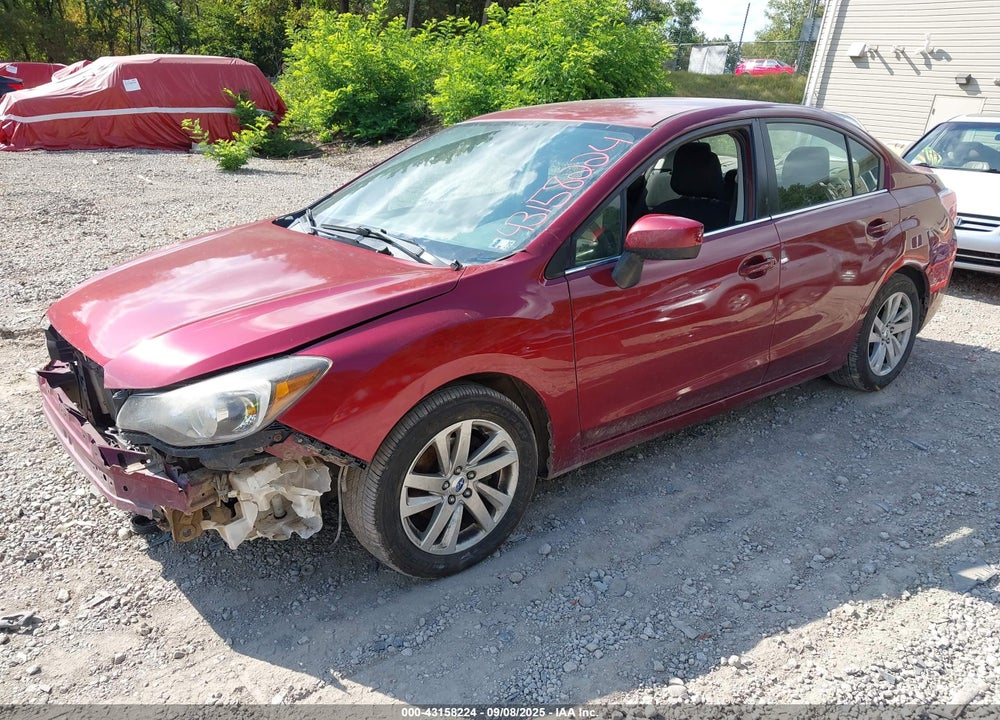 2016 SUBARU IMPREZA VIN: JF1GJAB64GH012852
