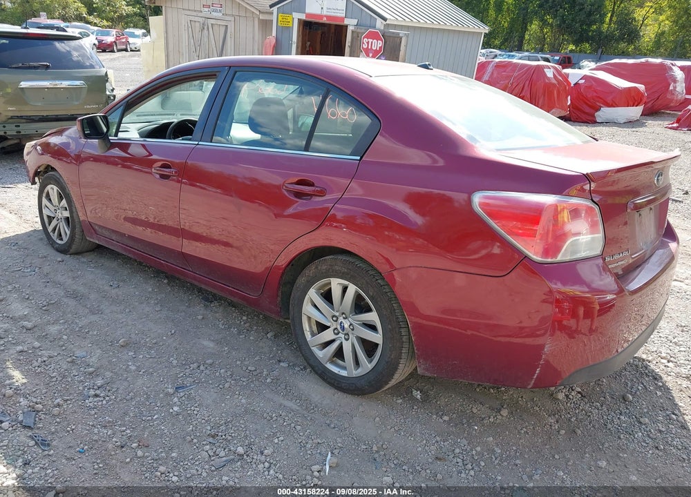 2016 SUBARU IMPREZA VIN: JF1GJAB64GH012852