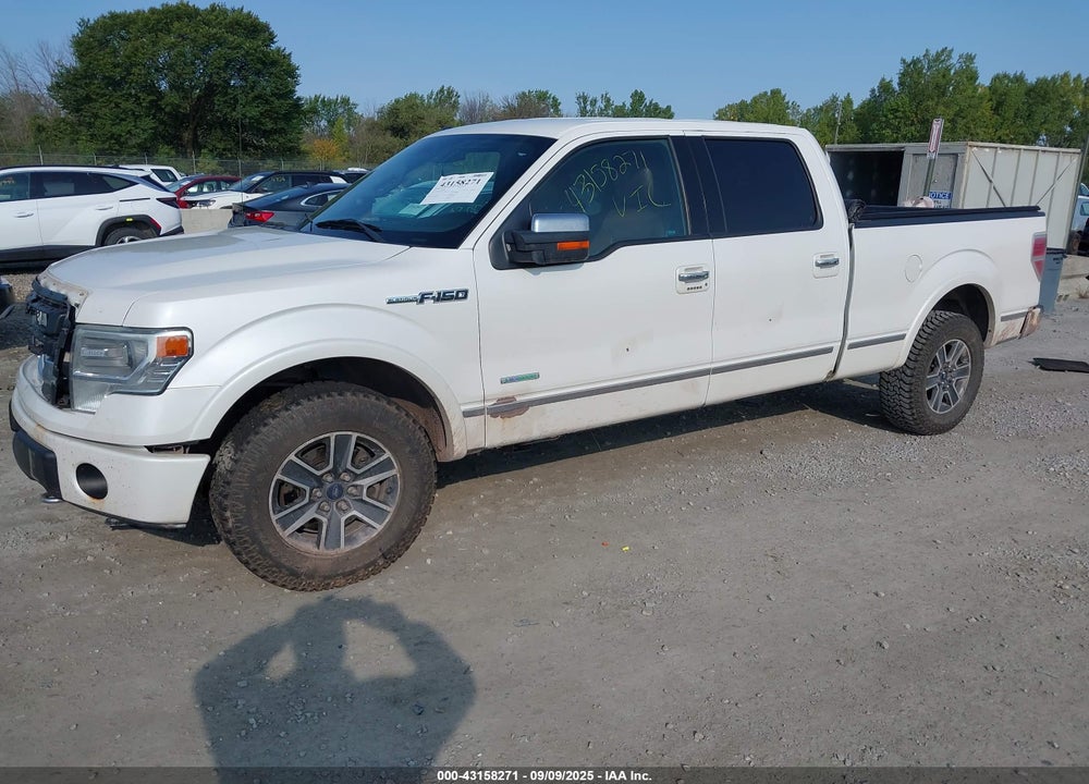 2013 FORD F-150 PLATINUM VIN: 1FTFW1ET4DFA52557