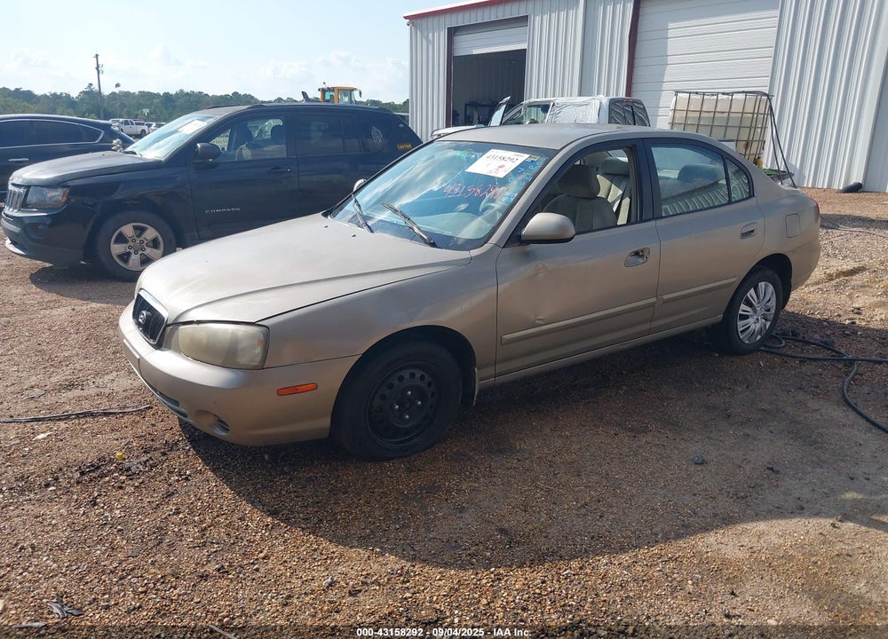 2002 HYUNDAI ELANTRA GLS VIN: KMHDN45D52U319259