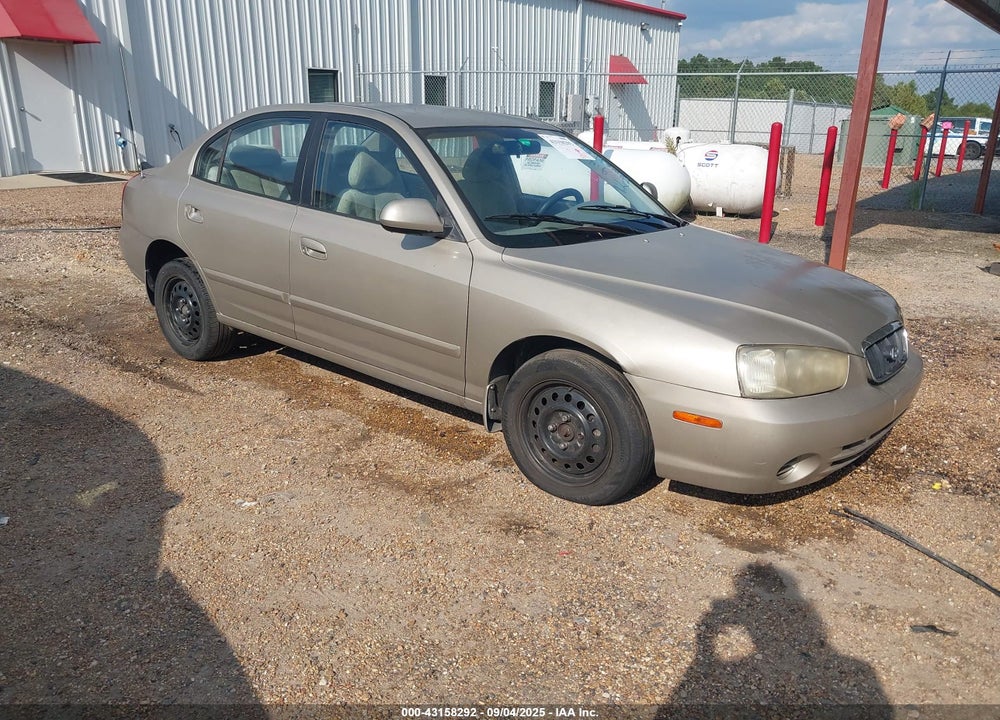 2002 HYUNDAI ELANTRA GLS VIN: KMHDN45D52U319259