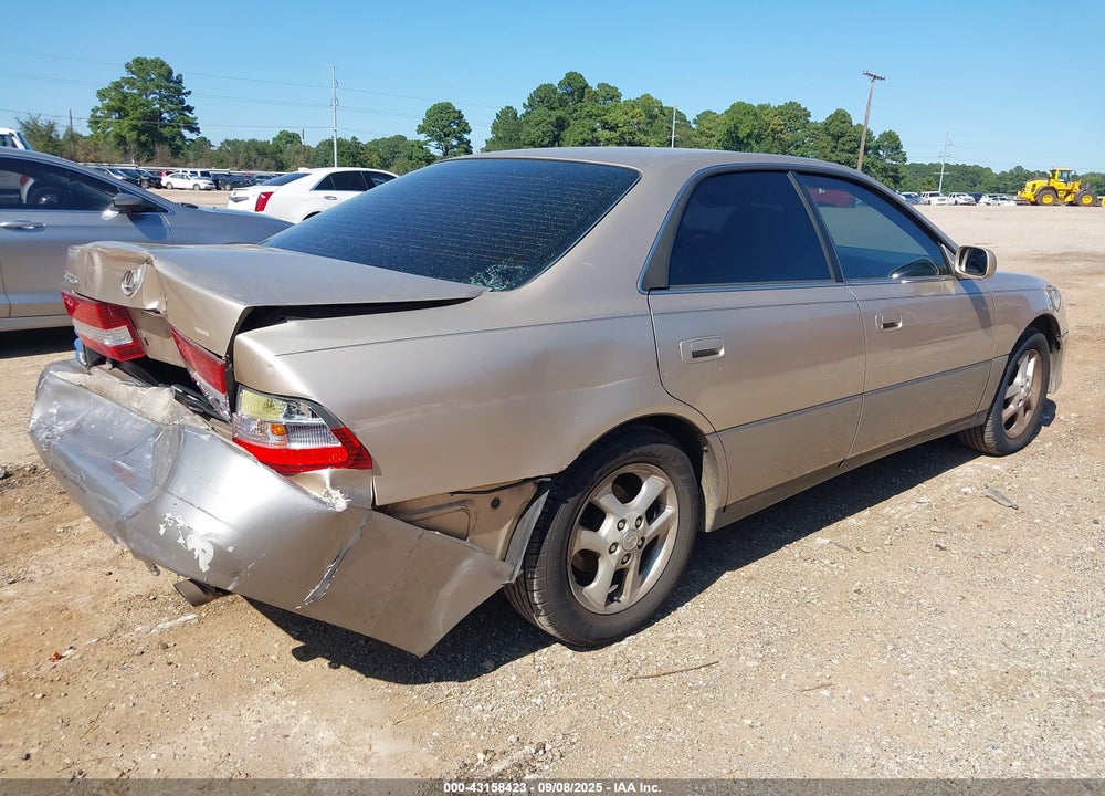 2001 LEXUS ES 300 BASE (A4) VIN: JT8BF28G615108274