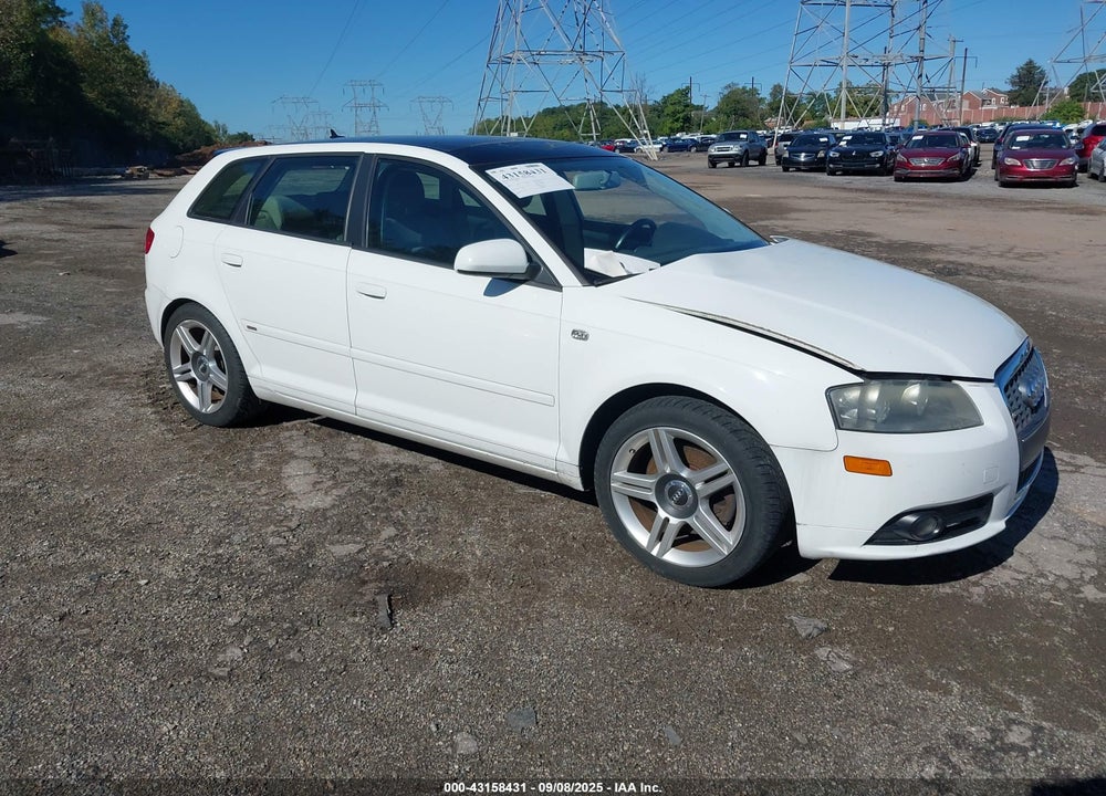2007 AUDI A3 2.0T VIN: WAUHF78P57A081302