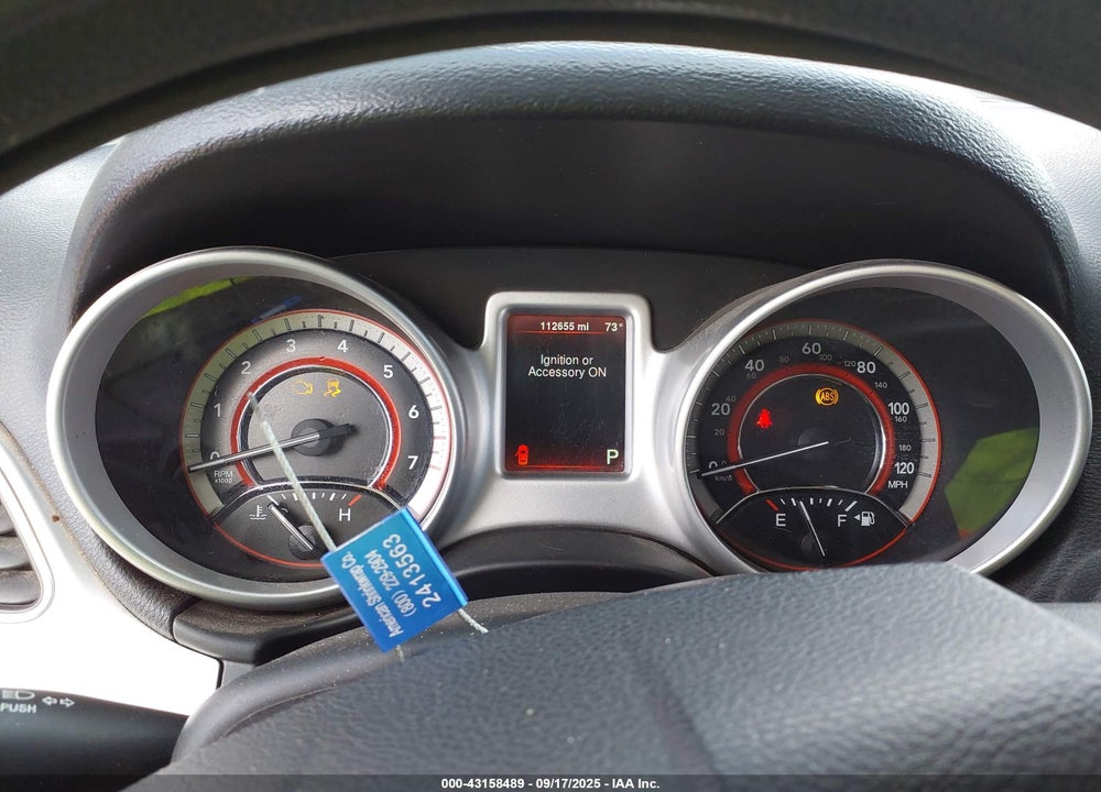 2014 DODGE JOURNEY VIN: 3C4PDCBG9ET115298