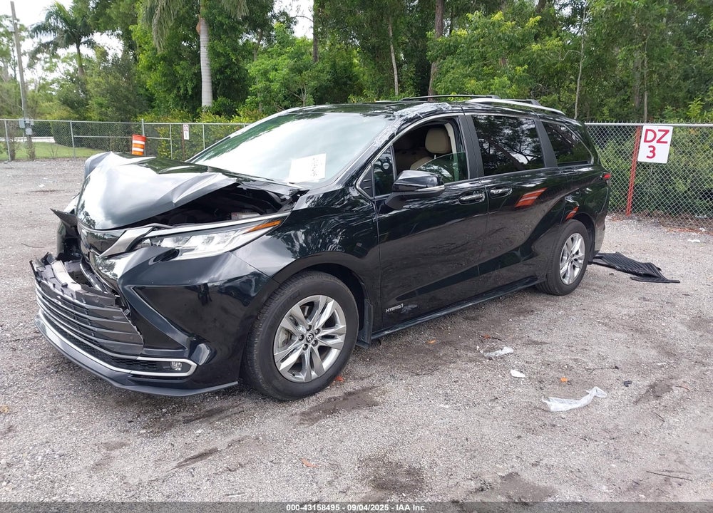 2021 TOYOTA SIENNA LIMITED VIN: 5TDZRKEC0MS012289