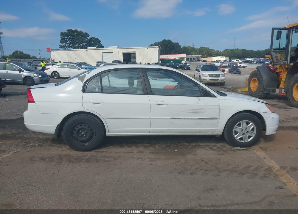 2003 HONDA CIVIC LX VIN: 1HGES16513L025888