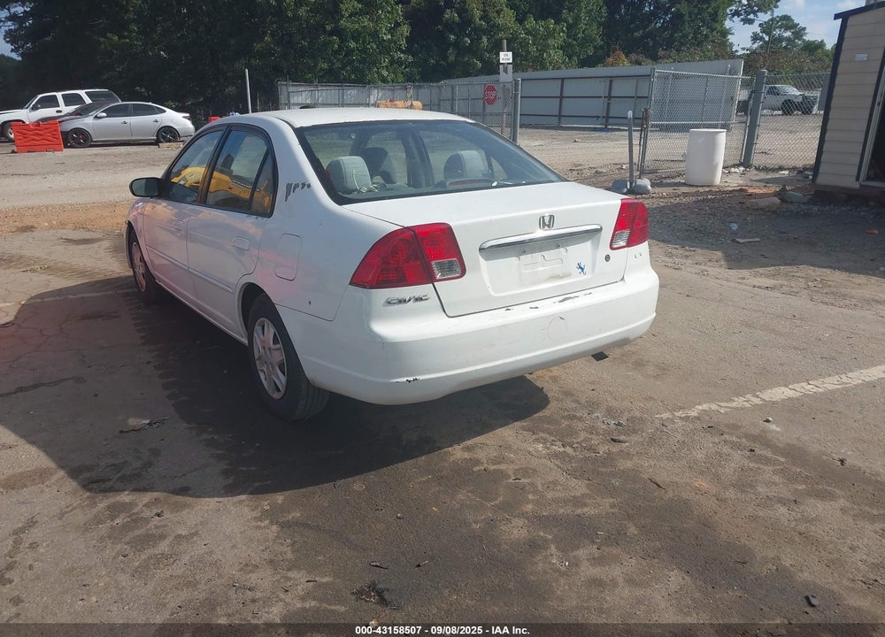 2003 HONDA CIVIC LX VIN: 1HGES16513L025888