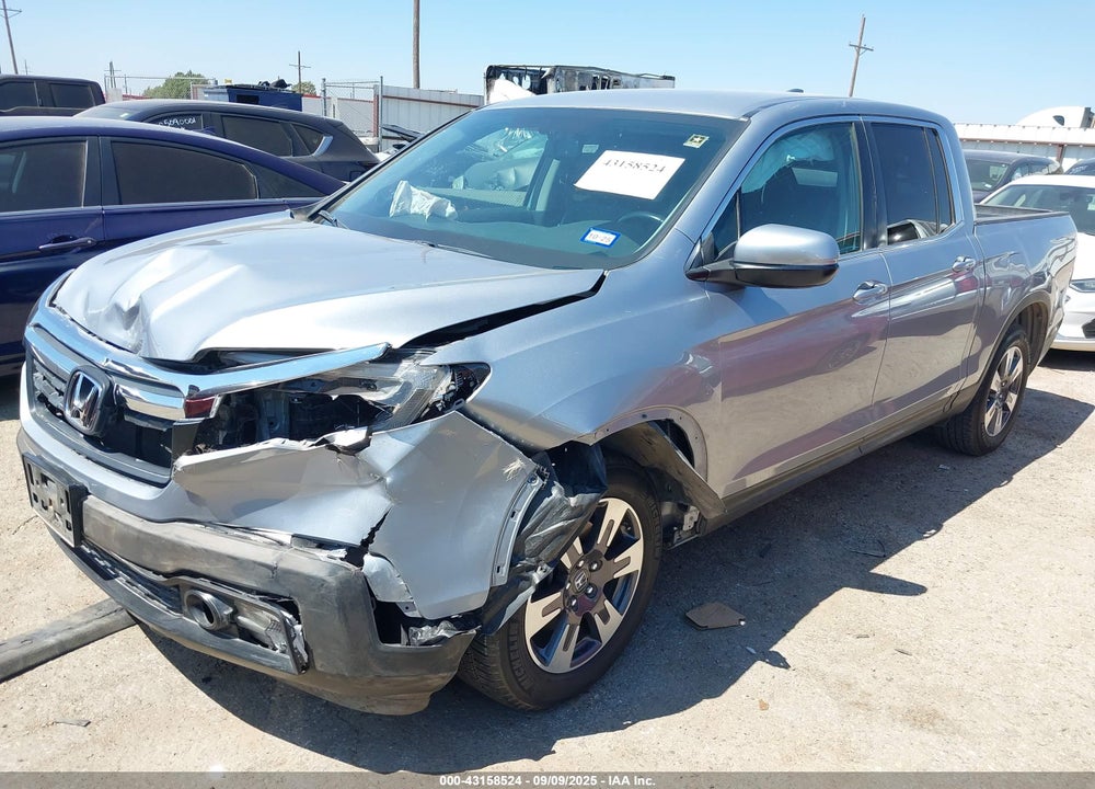 2017 HONDA RIDGELINE RTL-T VIN: 5FPYK2F67HB005866