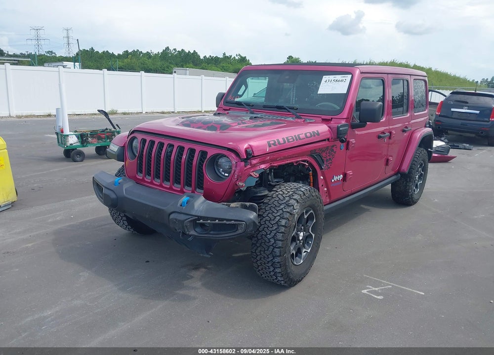 2022 JEEP WRANGLER 4XE UNLIMITED RUBICON 4X4 VIN: 1C4JJXR66NW124506