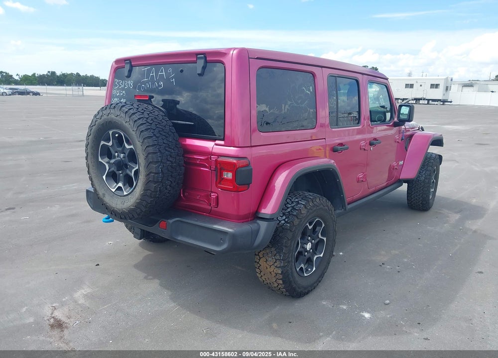 2022 JEEP WRANGLER 4XE UNLIMITED RUBICON 4X4 VIN: 1C4JJXR66NW124506