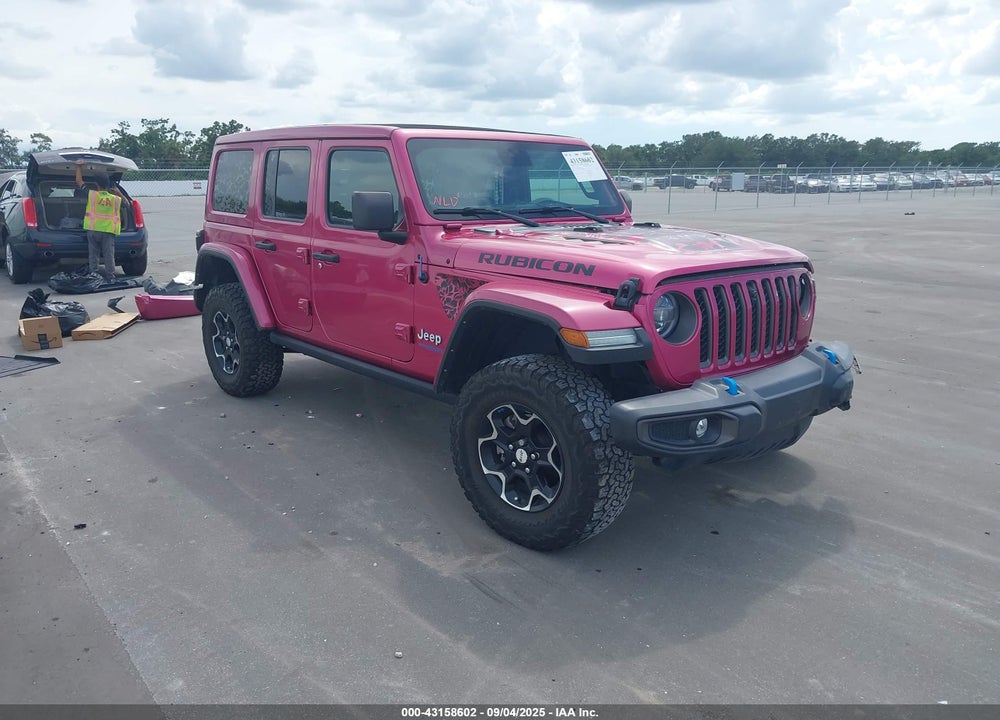 2022 JEEP WRANGLER 4XE UNLIMITED RUBICON 4X4 VIN: 1C4JJXR66NW124506