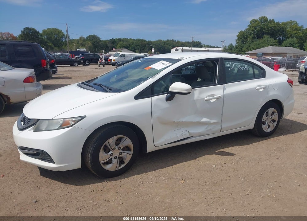 2014 HONDA CIVIC VIN: 19XFB2F5XEE013310