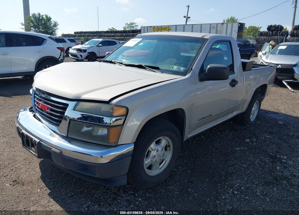 2005 GMC CANYON SLE VIN: 1GTCS146758105963