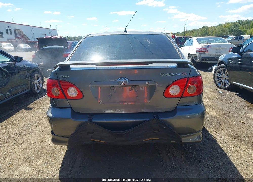 2008 TOYOTA COROLLA LE VIN: 2T1BR32E98C892601