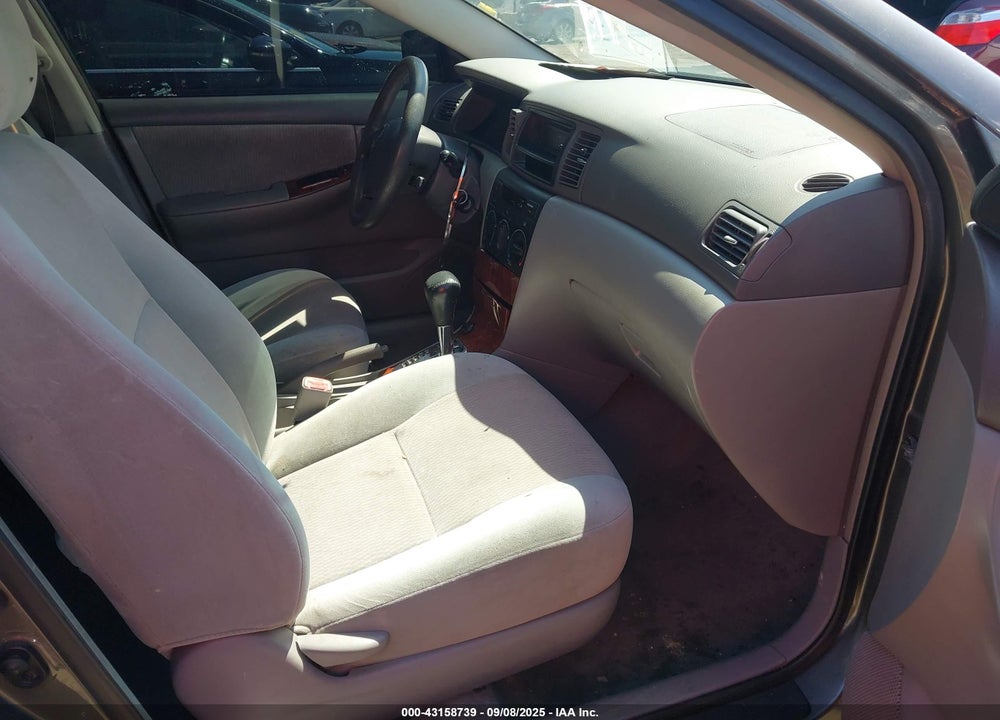 2008 TOYOTA COROLLA LE VIN: 2T1BR32E98C892601