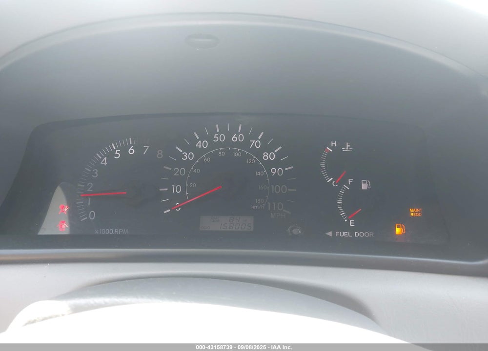 2008 TOYOTA COROLLA LE VIN: 2T1BR32E98C892601