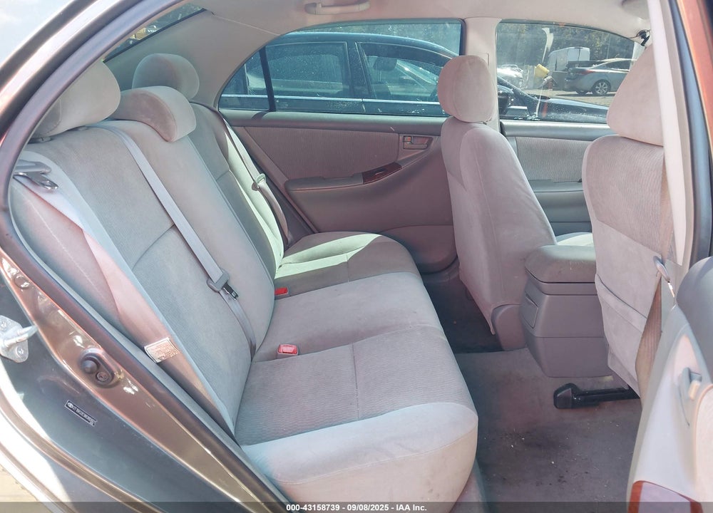 2008 TOYOTA COROLLA LE VIN: 2T1BR32E98C892601