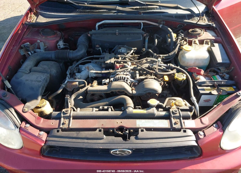 2002 SUBARU IMPREZA VIN: JF1GG65562H804802