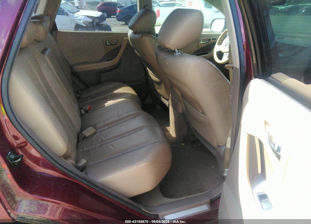 2006 NISSAN MURANO SL VIN: JN8AZ08W76W526686