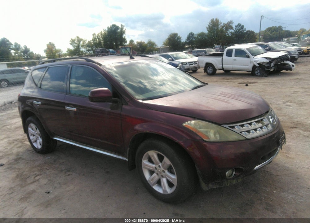 2006 NISSAN MURANO SL VIN: JN8AZ08W76W526686