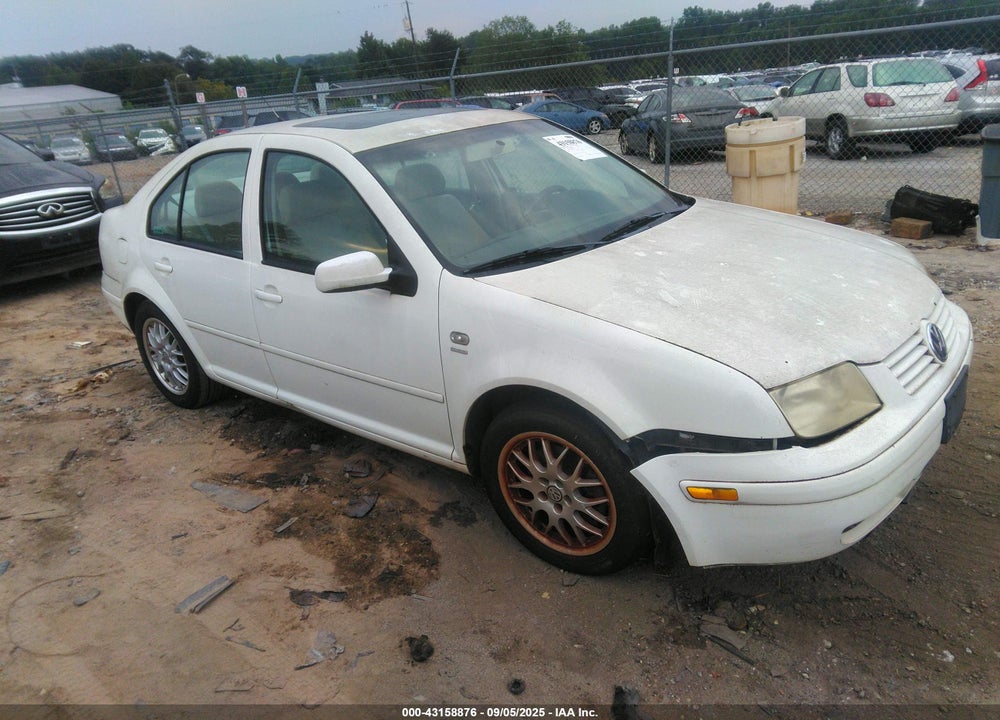 2001 VOLKSWAGEN JETTA WOLFSBURG VIN: 3VWPD69M61M181614