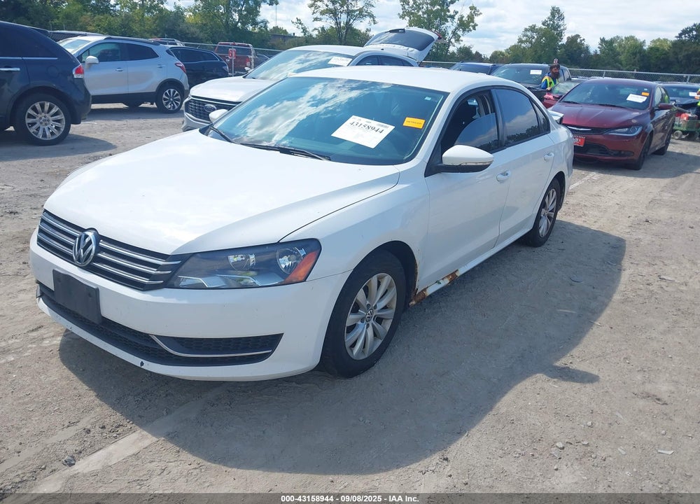 2012 VOLKSWAGEN PASSAT VIN: 1VWAP7A36CC095553