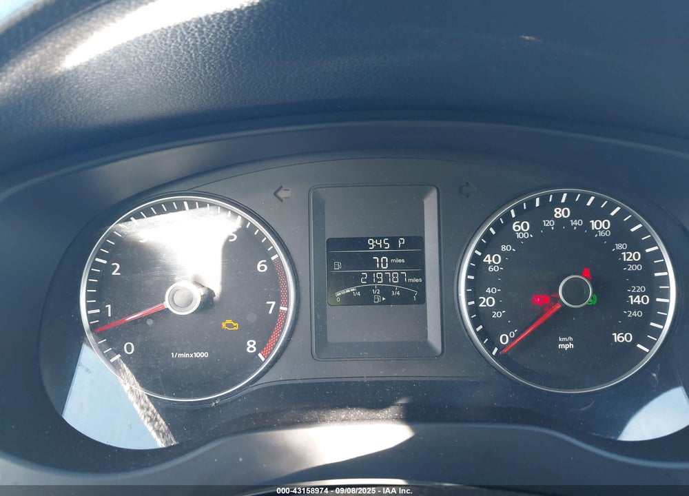 2013 VOLKSWAGEN JETTA VIN: 3VWDP7AJ5DM293620