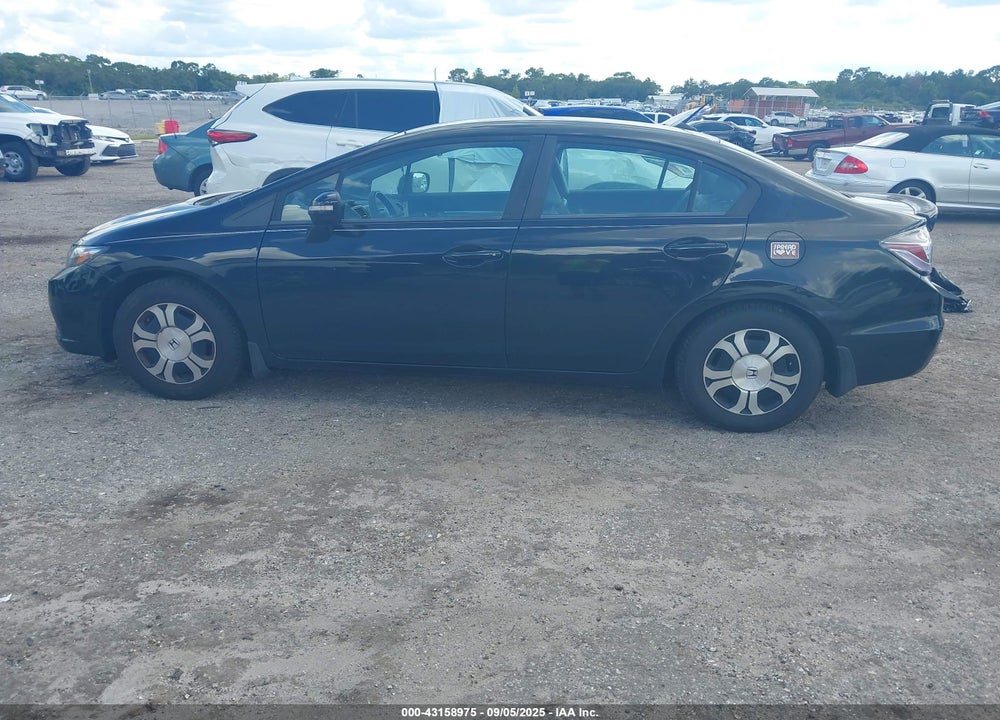 2013 HONDA CIVIC HYBRID VIN: 19XFB4F36DE000756