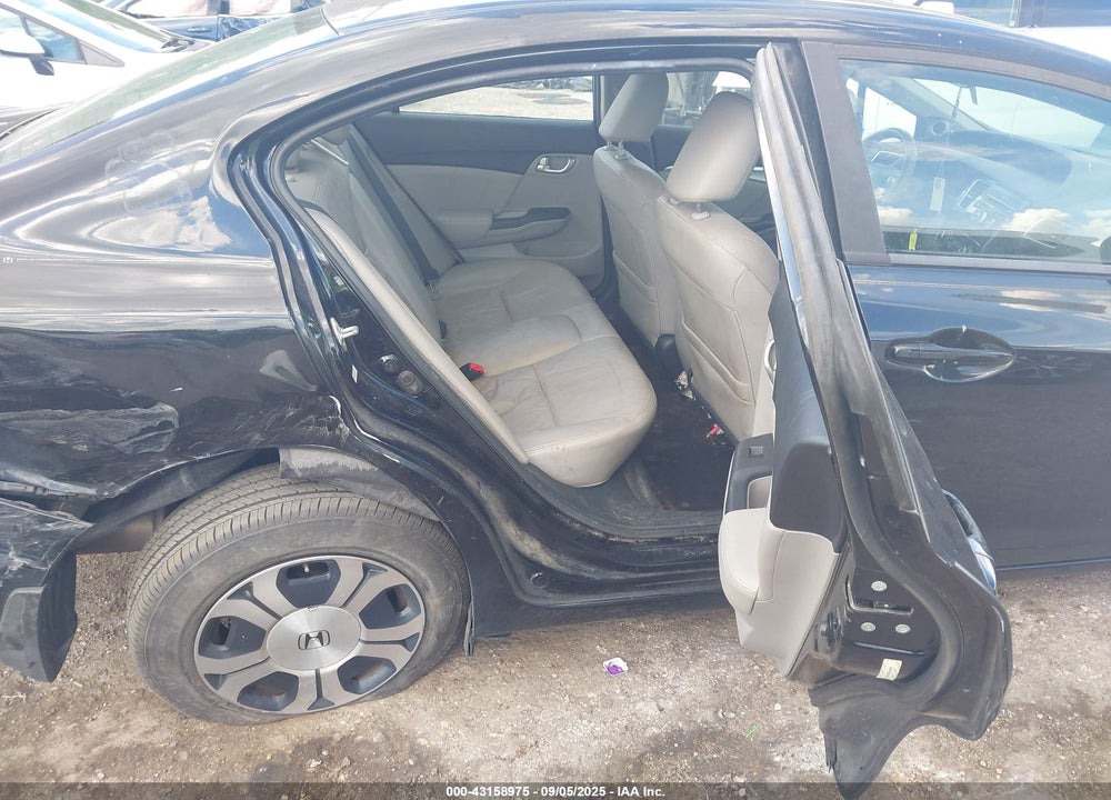 2013 HONDA CIVIC HYBRID VIN: 19XFB4F36DE000756