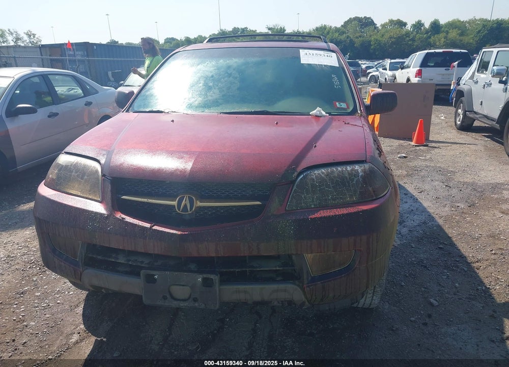 2002 ACURA MDX TOURING PKG VIN: 2HNYD18862H515567