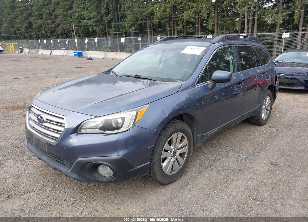 2015 SUBARU OUTBACK 2.5I PREMIUM VIN: 4S4BSACC9F3214728